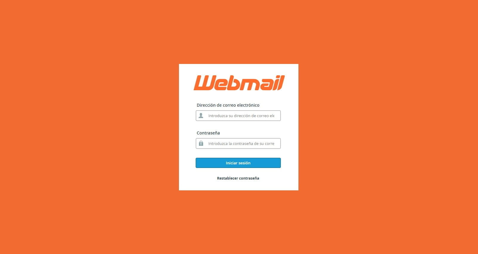 Ingresar a cuenta de email con webmail