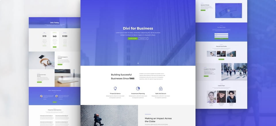 Diseñamos páginas web con WordPress + Divi