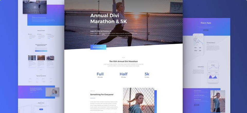 Página web para deportistas