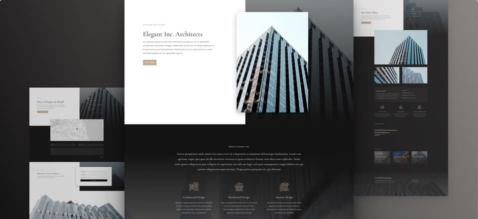Página web para empresa de arquitectura