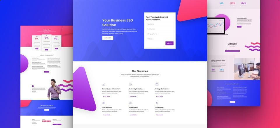 Página web para empresas de servicios