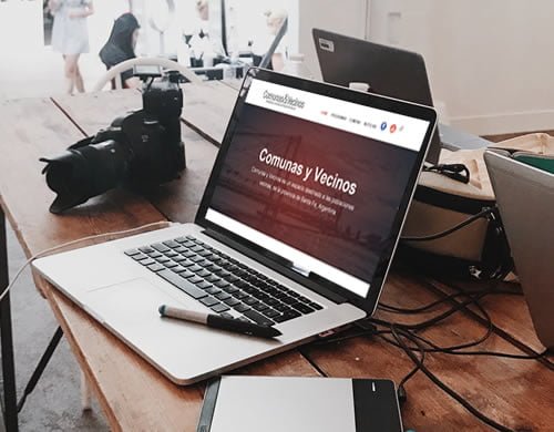 Portal web Comunas y Vecinos