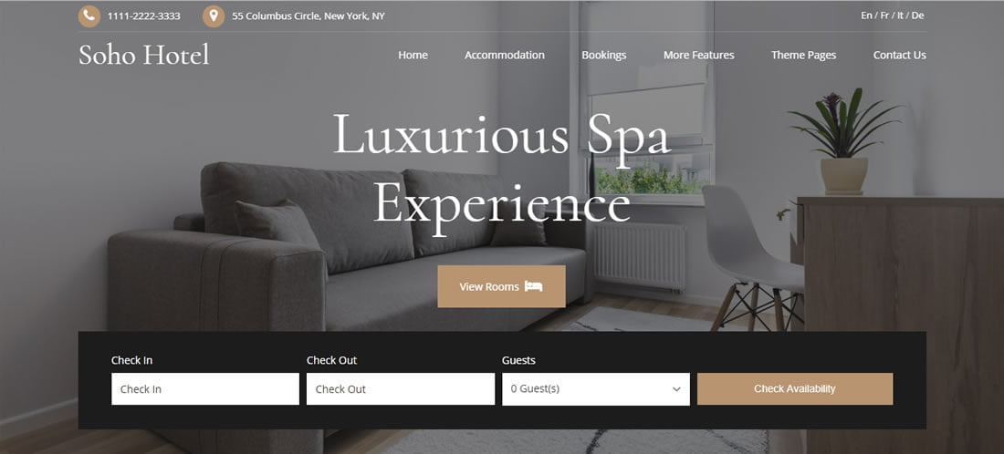 Diseño páginas web para hoteles