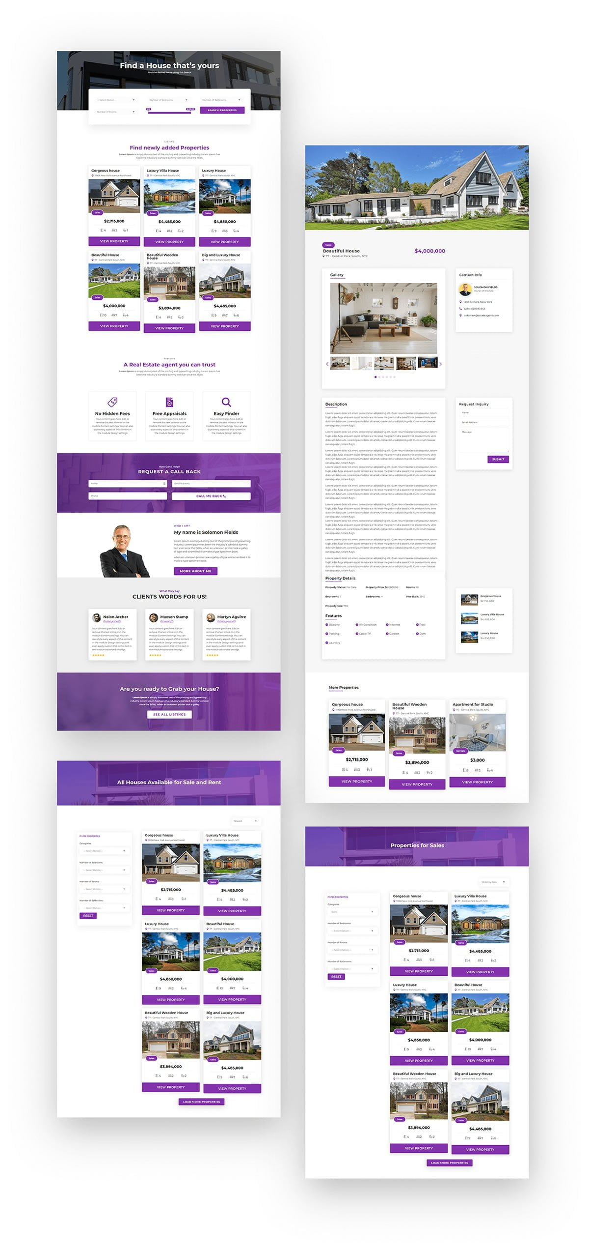 Ejemplo de diseño de una página web dinámica