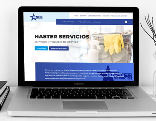 Sitio web Haster Servicios