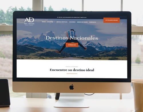 Sitio web Abu Dhabi Viajes