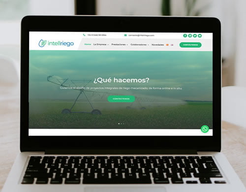 Sitio web Intellriego