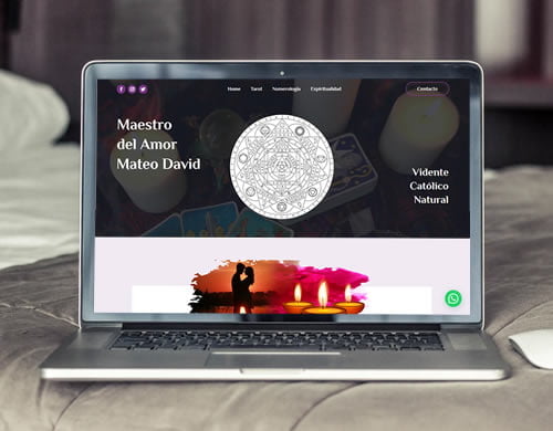 Sitio web Maestro del Amor Mateo