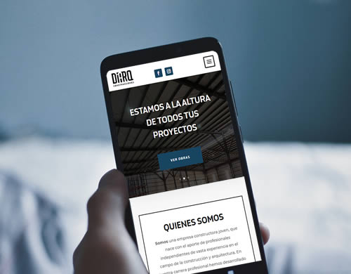 Sitio web Diarq SRL