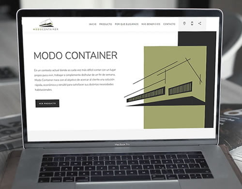 Sitio web Modo Container