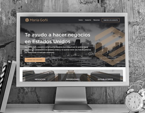 Sitio web María Goñi
