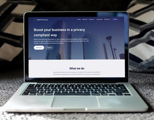 Sitio web Qubit Privacy