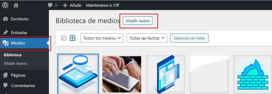 Cómo agregar PDF al menú WordPress