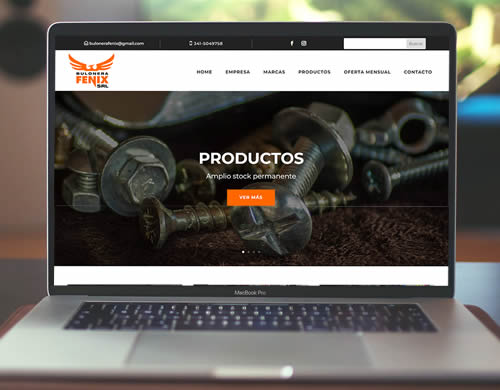 Sitio web Bulonera Fenix