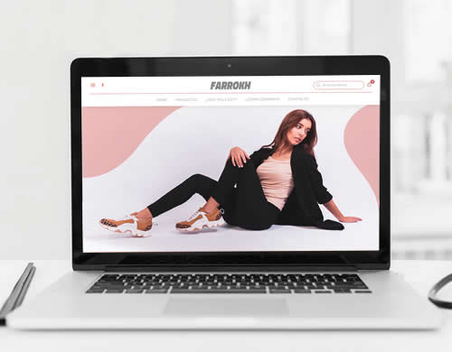 Sitio web Farrokh Shoes