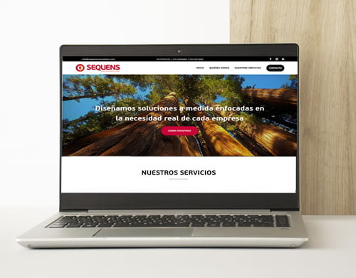 Sitio web Sequens