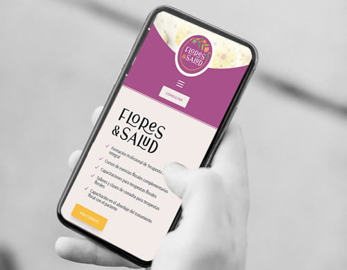 Sitio web Flores & Salud