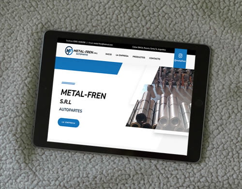 Sitio web Metal-Fren