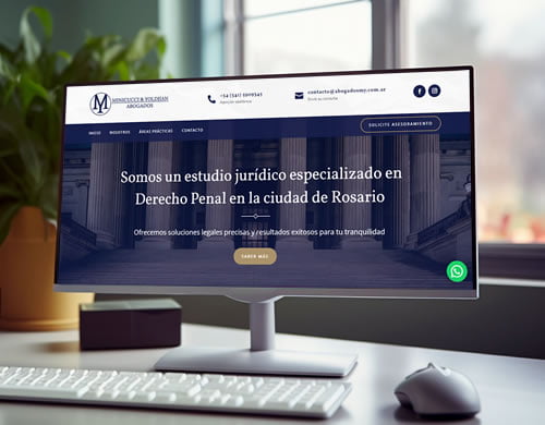 Sitio web abogados My