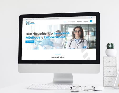 Sitio web Total Medic Argentina