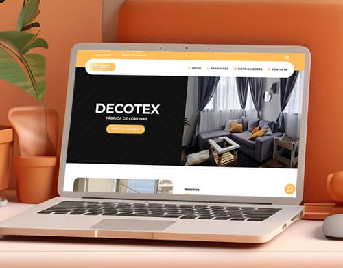 Sitio web Decotex