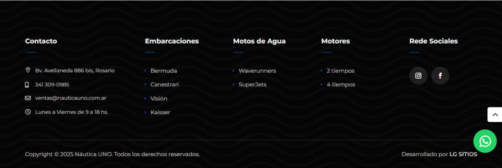 Rediseño web para Náutica: diseño mejorado y funciones claves