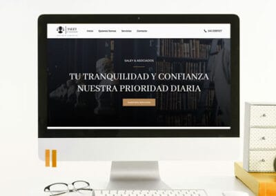 Sitio web Saley & Asociados