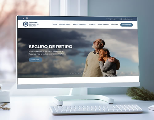 Sitio web Quadant
