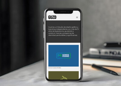 Sitio web Guzd Estudio